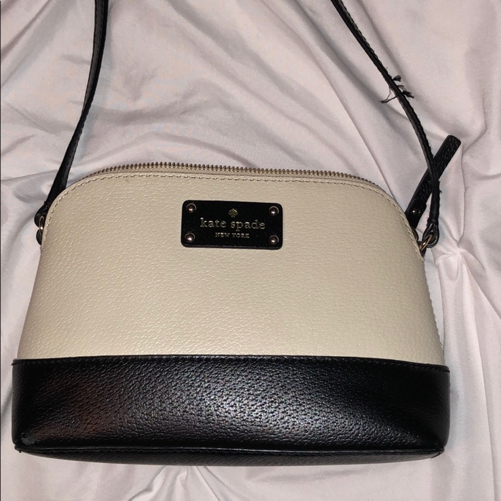 Kate Spade New York Crossbody- Black and Cream